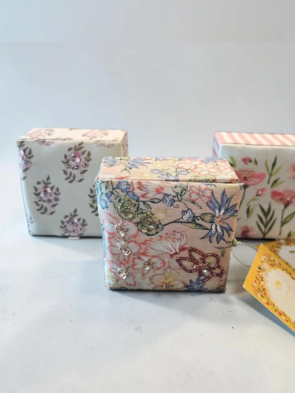 Sassified Boutique Nwt Floral Decorative Gift Boxs - Elegant Party Favor